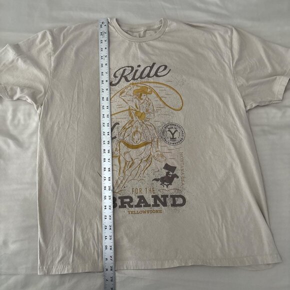 Yellowstone Ride for the Brand Cowboy Graphic T-shirt. - Picture 5 of 6